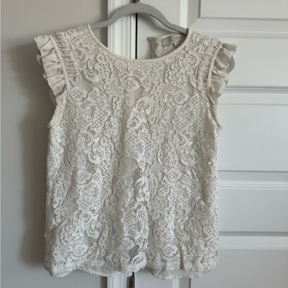 Loft lace blouse